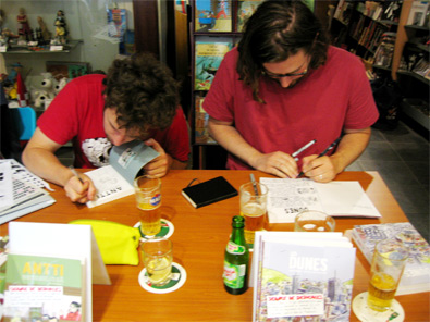 David Libens et Max de Radiguès à La Bulle d’Or