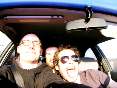 départ le mercredi de l’équipe motorisée avec Sacha, David et Max