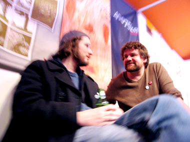David et Stéphane Noël, arrivé le jeudi
