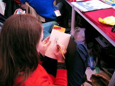 Aice Lorenzi et son carnet