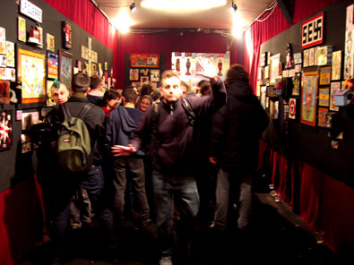 Fin du vernissage, on suit Goff et on va manger.