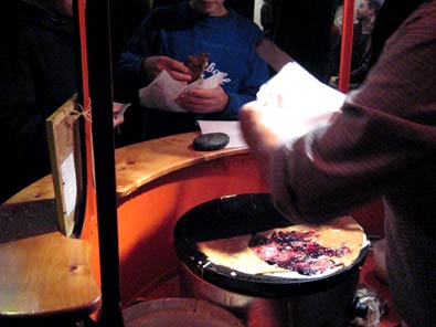 Une crêpe pour le dessert