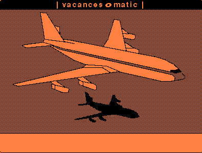 Une vue de l’interface du Vacances-o-matic