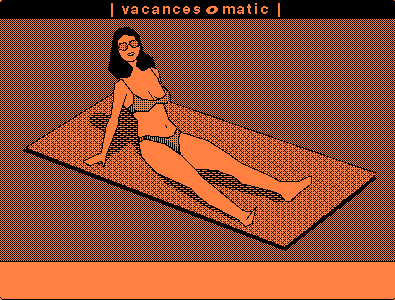 Une vue de l’interface du Vacances-o-matic