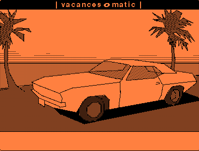 Une vue de l’interface du Vacances-o-matic