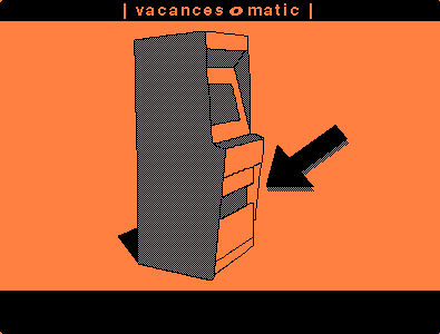 Une vue de l’interface du Vacances-o-matic