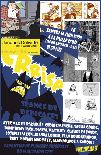 Dédicace CRRISP&nbsp;! - sam. 14 juin - 1