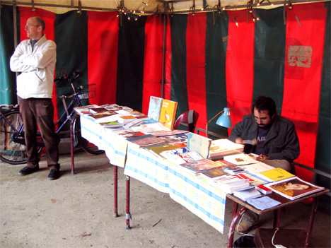 Cédric Manche, gardien du stand