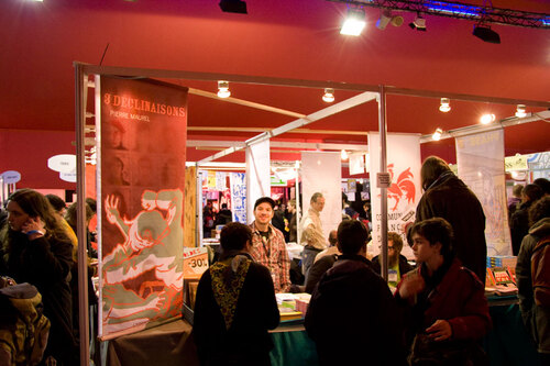 le stand edM côté espace Wallonie-Bruxelles