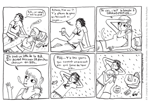  24 heures de bande dessinée / 24 hour Comics >>GRANDPAPIER<<  - 5