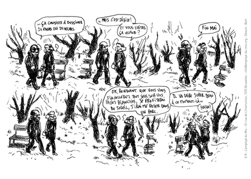  24 heures de bande dessinée / 24 hour Comics >>GRANDPAPIER<<  - 2