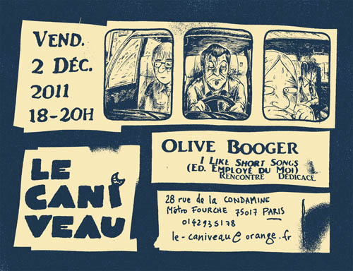 Olive booger en dédicace - 2