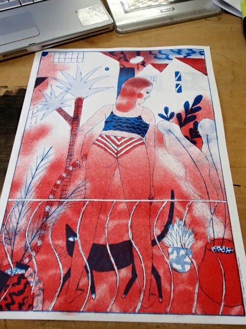 Poster d’Aïsha Franz et catalogue 2014 - 2