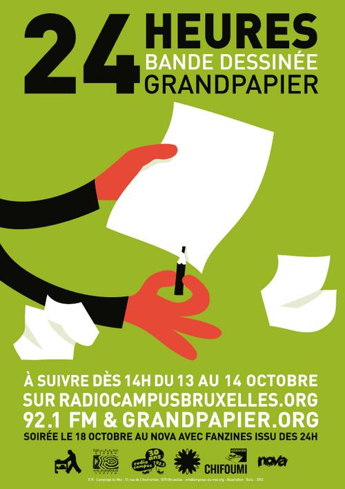 Ne manquez pas les 24h bd de GRANDPAPIER&nbsp;! - 1
