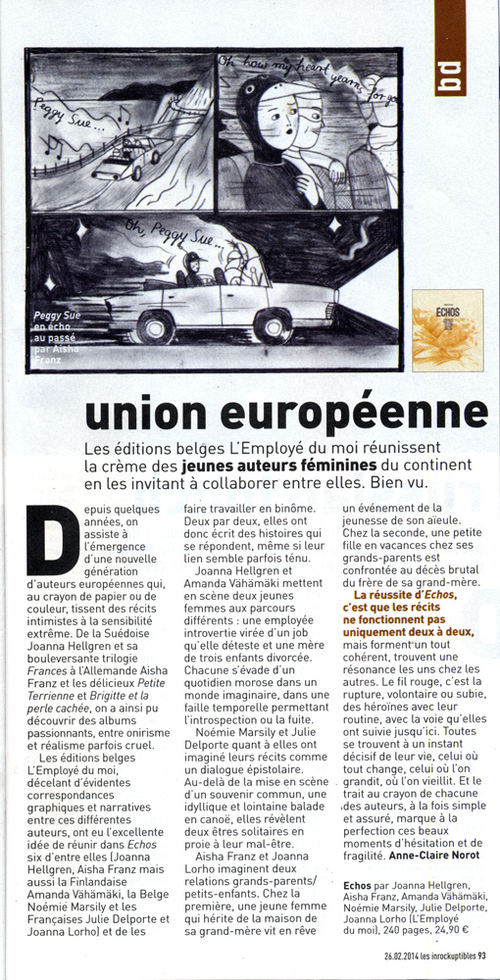 Échos dans les Incrocks - 1